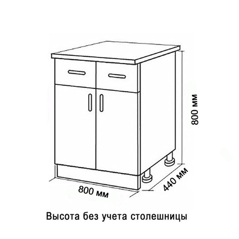 стол ольха 80 схема