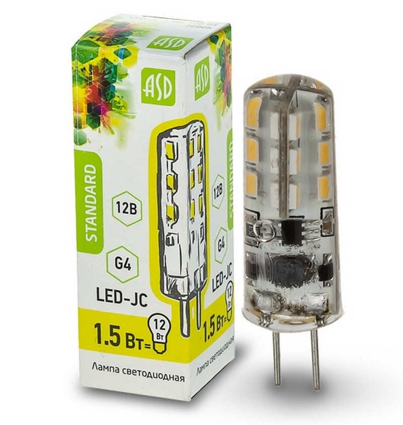 АСД Лампа светодиод. LED-A60-ECO 10Вт 230В Е27 4000К (7236) 3шт в упаковке