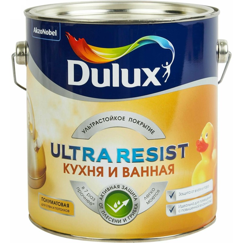 Dulux ultra resist кухня и ванная расход