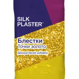 блестки silk plaster, золотые точки